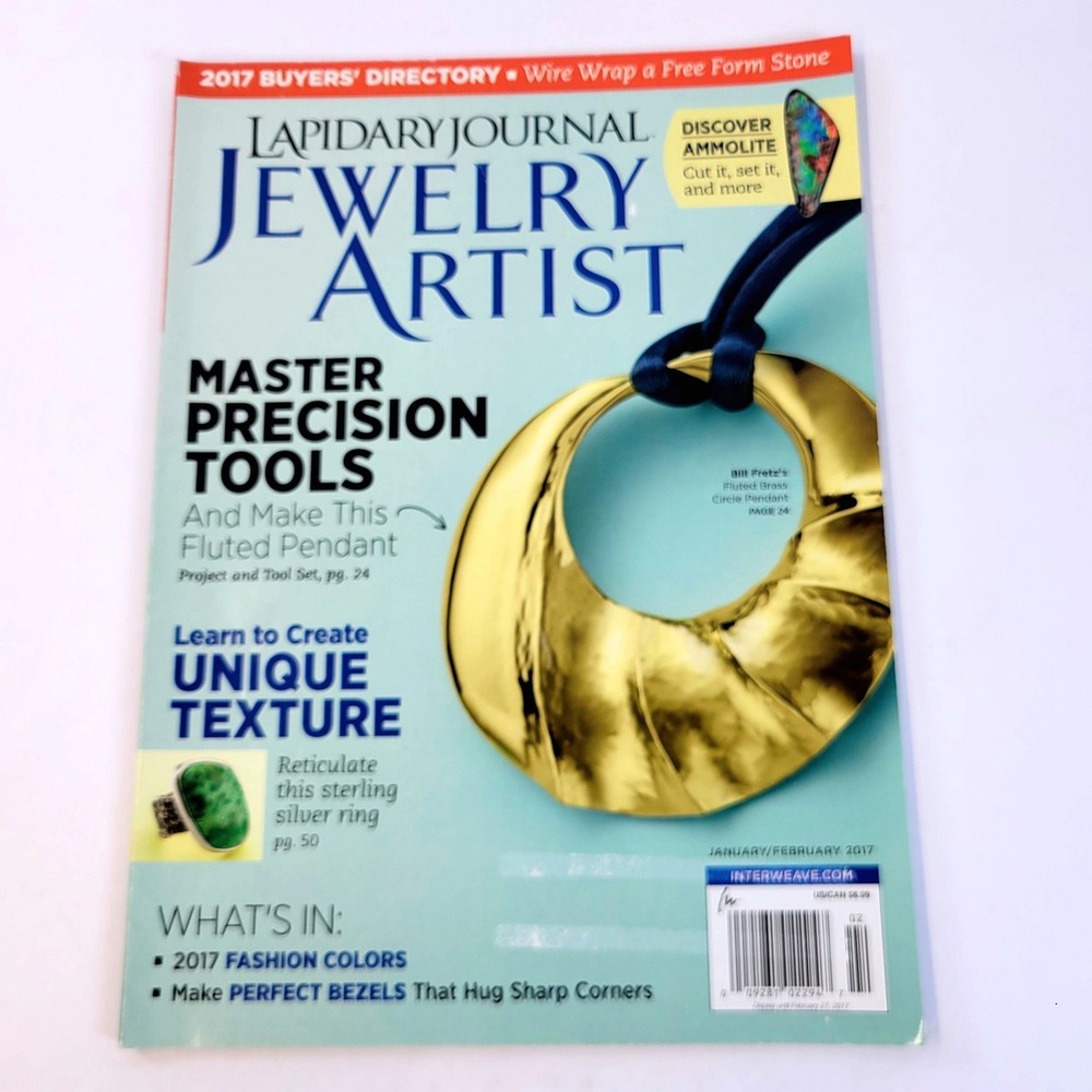 Lapidary Journal Jewelry Artist Magazine Jan/Feb 2017 Buyers Directory Tools